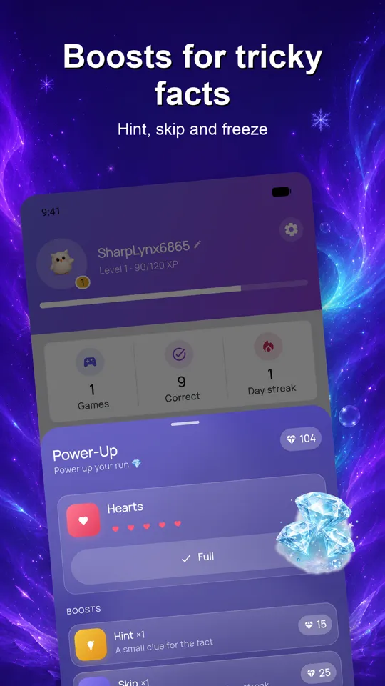 Boosts and power-ups